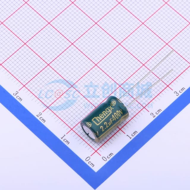 绿 2.2uF ±20% 400V【插件】实物图