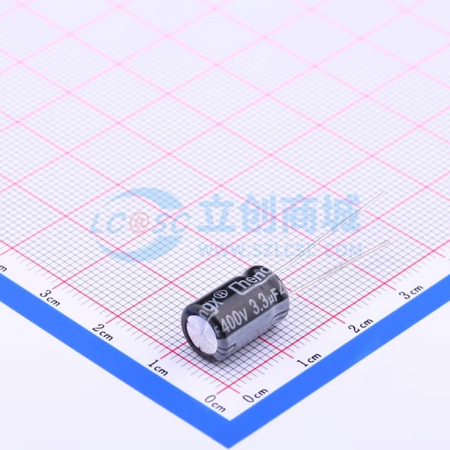 3.3uF ±20% 400V 【插件】实物图