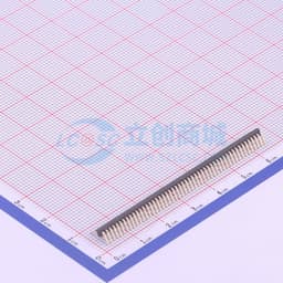 1x50P 间距:1.27mm 方针 弯插 【排针】缩略图