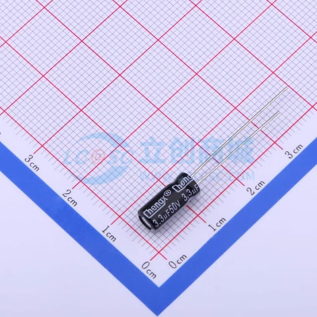 3.3uF ±20% 50V 【引线】实物图