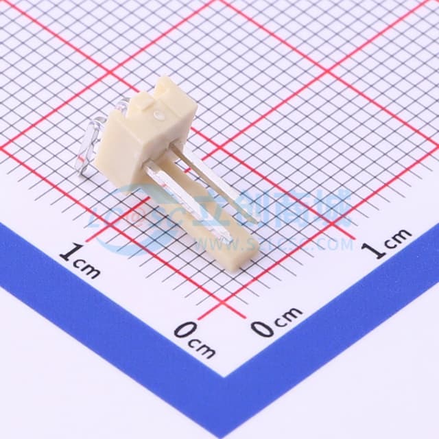1x2P 间距:2.54mm 弯插 系列:KK 254(MX2510) 【插件】实物图