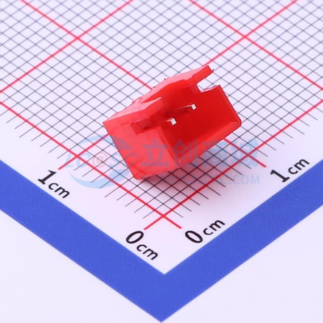 1x2P 间距:2.5mm 直插 系列:XH 【插件】实物图