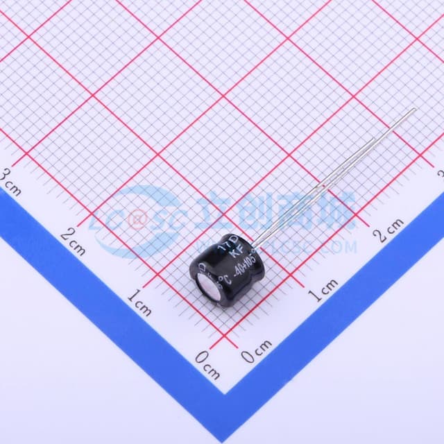 220uF ±20% 10V 【引线】实物图