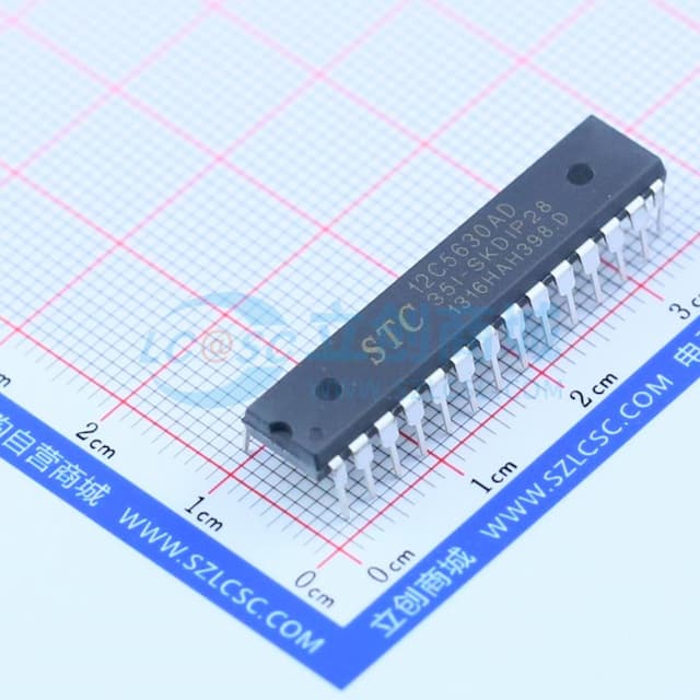 STC12C5630AD 【插件】实物图