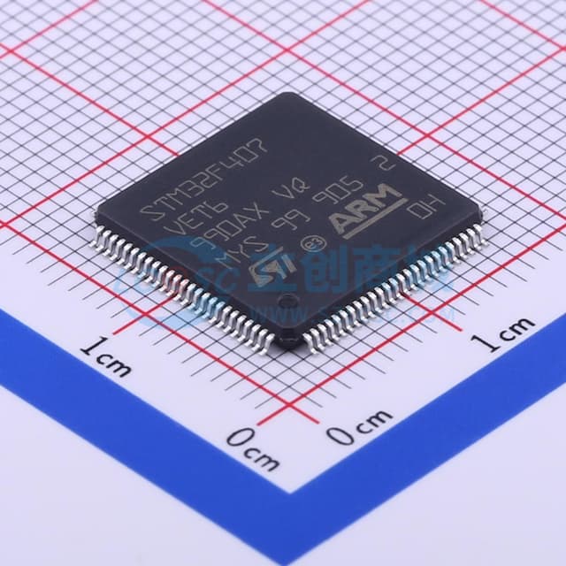 带DSP和FPU的高性能基础系列ARM Cortex-M4 MCU，具有512 KB Flash、168 MHz CPU、ART加速器、以太网和FSMC实物图