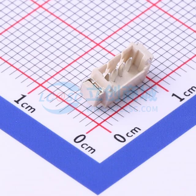 1x4P 间距:1.25mm 卧贴 系列:PicoBlade(MX 1.25)实物图