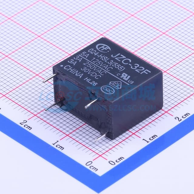 超小型中功率24V继电器 单刀单掷-常开 【继电】实物图