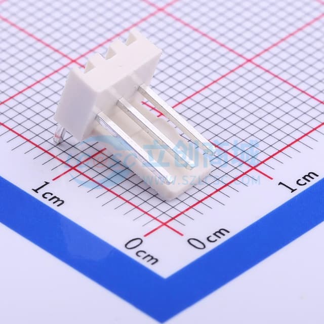 1x3P 间距:2.54mm 弯插 系列:KK 254(MX2510) 【插件】实物图