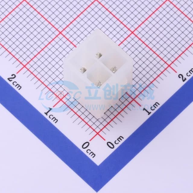 2x2P 间距:4.2mm 直插 系列:Mini-Fit(MX 4.2) 【插件】实物图