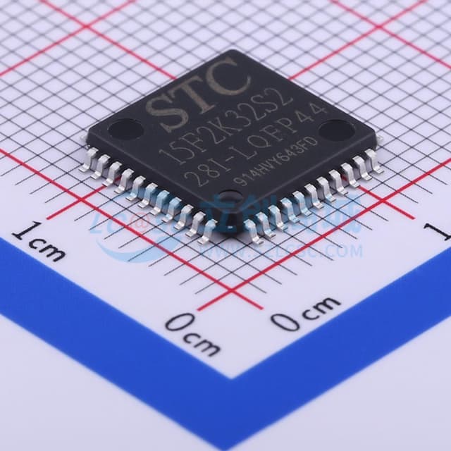 无需外部晶振和复位的加密单片机实物图