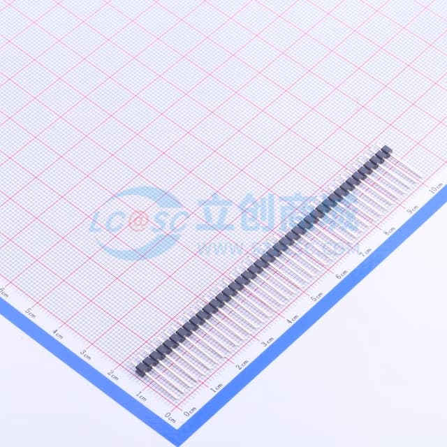 1x40P 间距:2.54mm 方针 直插 【排针】实物图