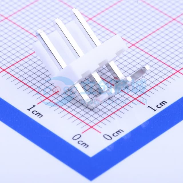 1x3P 间距:3.96mm 弯插 系列:VH 【插件】实物图