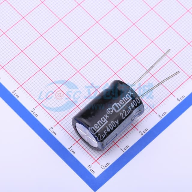 22uF ±20% 400V 【插件】实物图