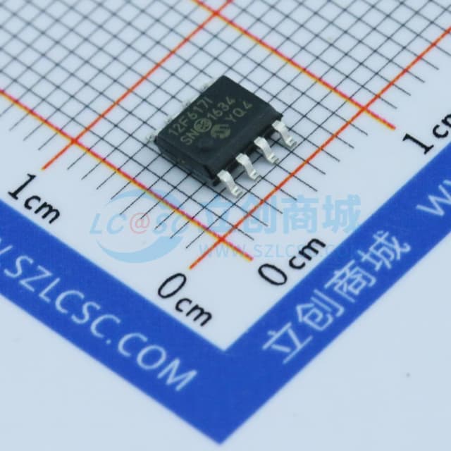 8引脚，基于闪存的8位CMOS微控制器实物图