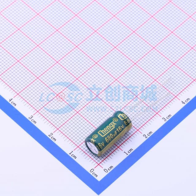 绿 680uF ±20% 16V实物图