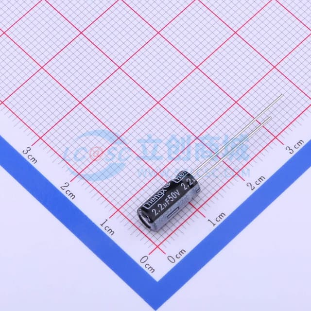2.2uF ±20% 50V 【引线】实物图