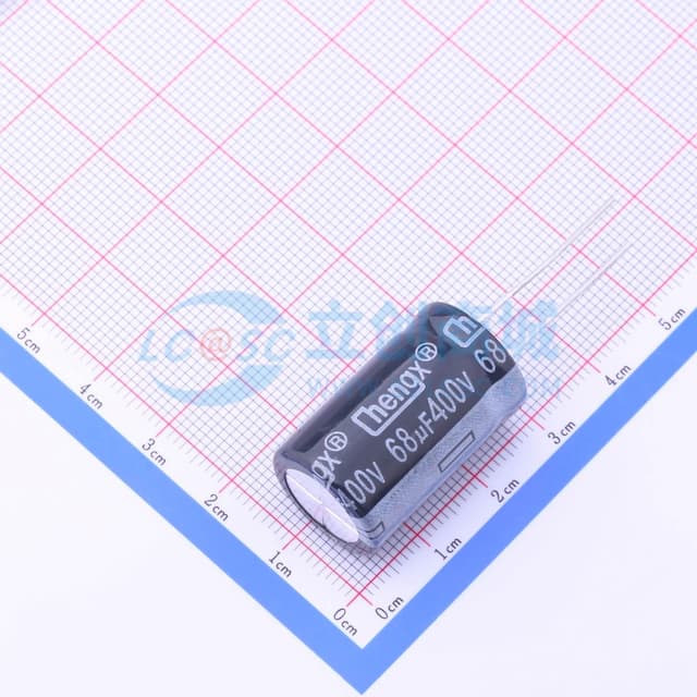 68uF ±20% 400V 【插件】实物图