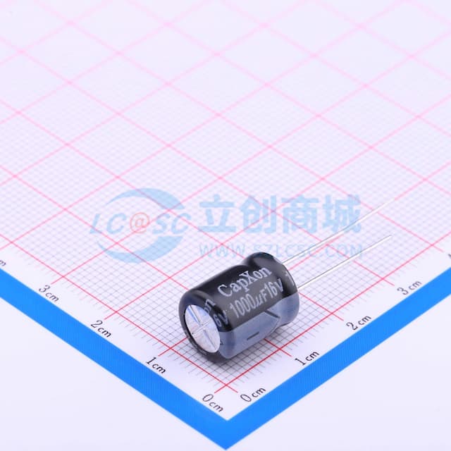1000uF ±20% 16V 【引线】实物图