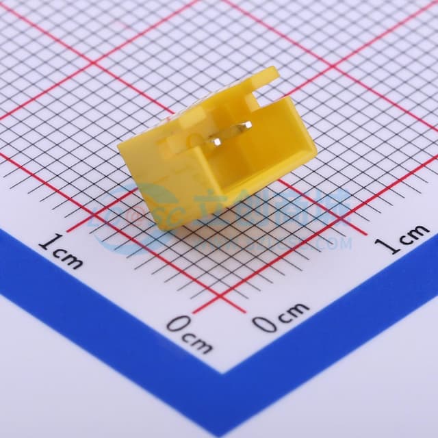 1x2P 间距:2.5mm 直插 系列:XH 【插件】实物图