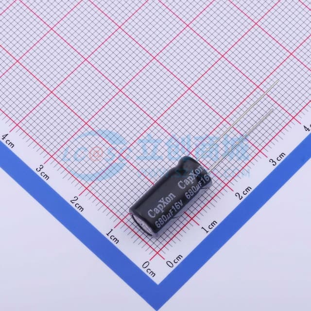 680uF ±20% 16V 【插件】实物图