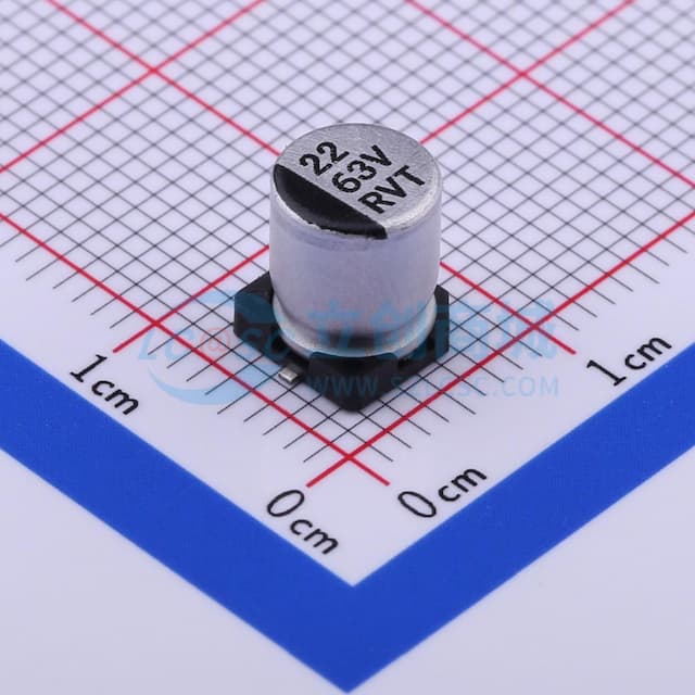22uF ±20% 63V实物图