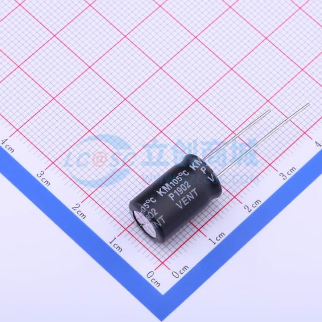 1000uF ±20% 25V 【引线】实物图