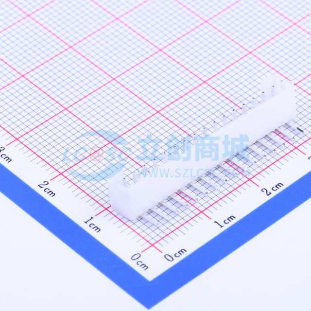 1x16P 间距:2mm 弯插 系列:PH 【插件】实物图
