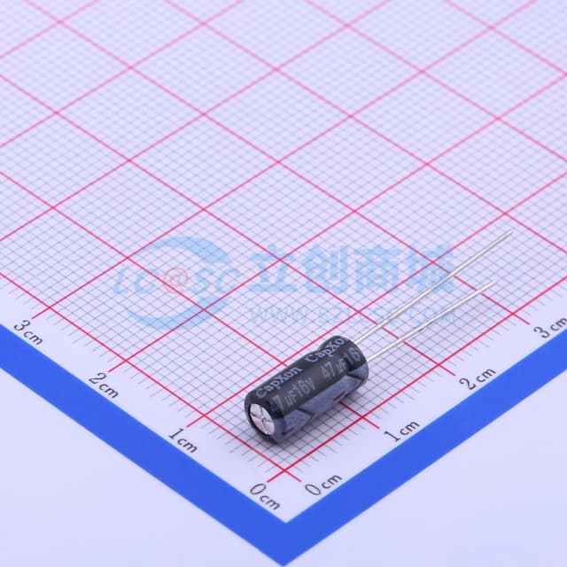 47uF ±20% 16V 【引线】实物图
