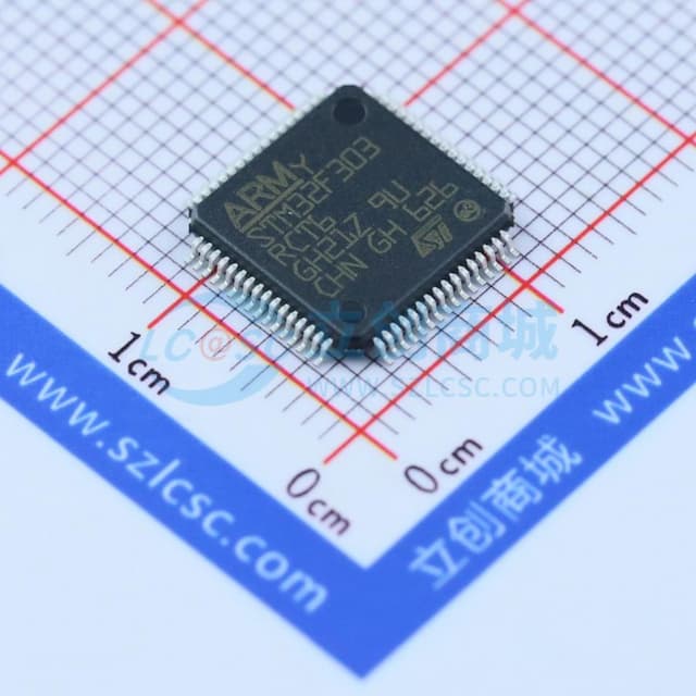 带DSP和FPU的主流混合信号ARM Cortex-M4 MCU，具有256 KB Flash、72 MHz CPU、MPU、CCM、5 Msps 12位ADC、PGA和比较器实物图