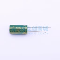 绿 820uF ±20% 35V【引线】缩略图