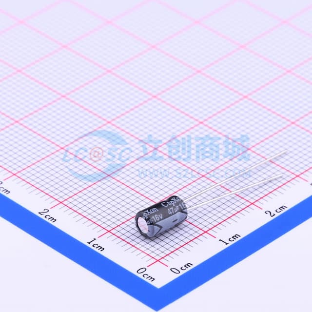 47uF ±20% 16V 【引线】实物图