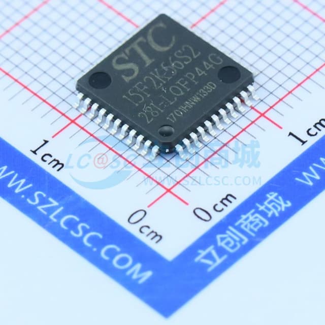 无需外部晶振和复位的加密单片机实物图