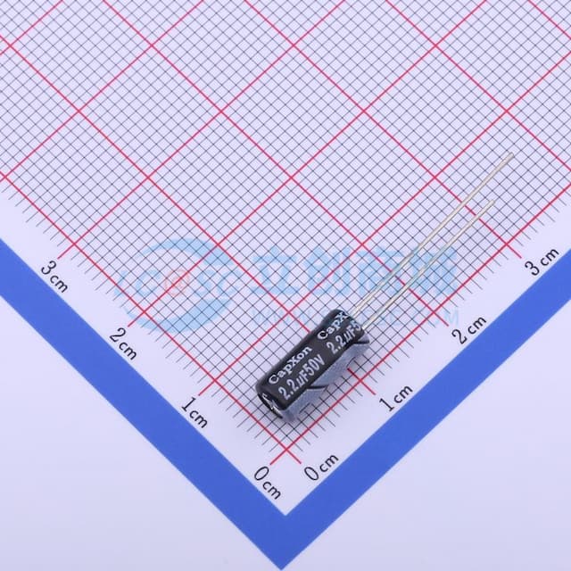 2.2uF ±20% 50V 【引线】实物图