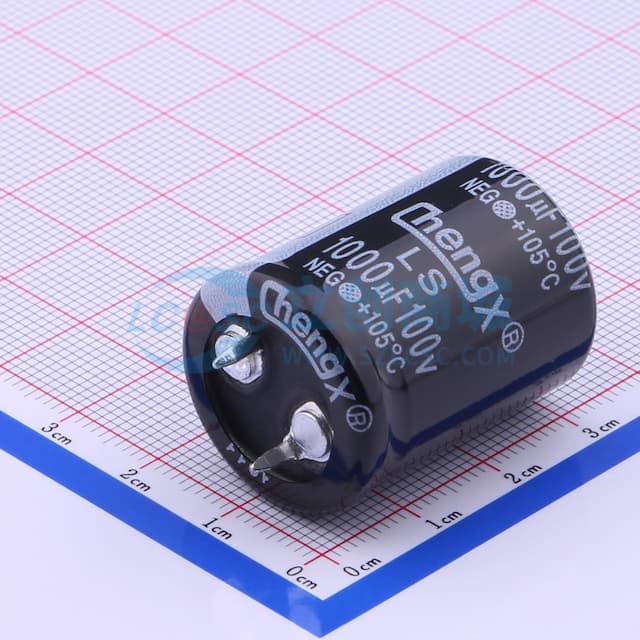 1000uF ±20% 100V 【插件】实物图