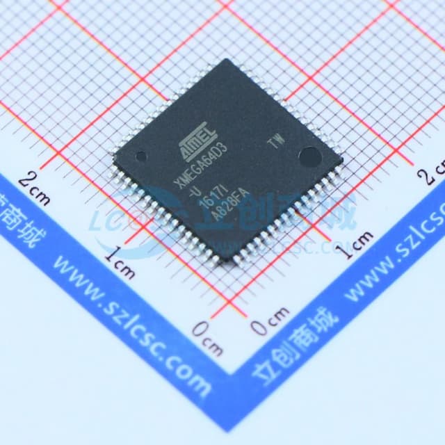 ATXMEGA64D3-AU实物图