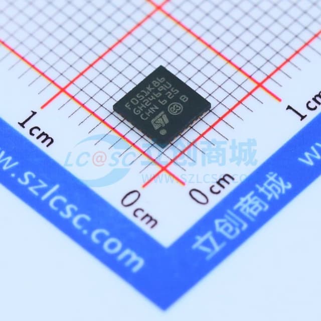 主流ARM Cortex-M0基本型系列MCU，具有64 KB Flash、48 MHz CPU、运动控制和CEC功能实物图