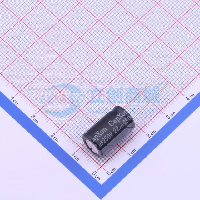 22uF ±20% 250V 【引线】实物图