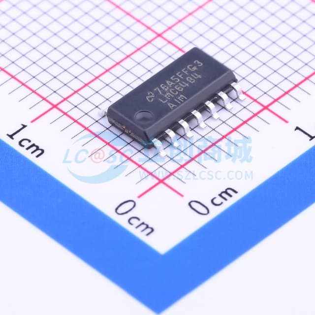 四通道轨到轨输入输出CMOS运算放大器实物图