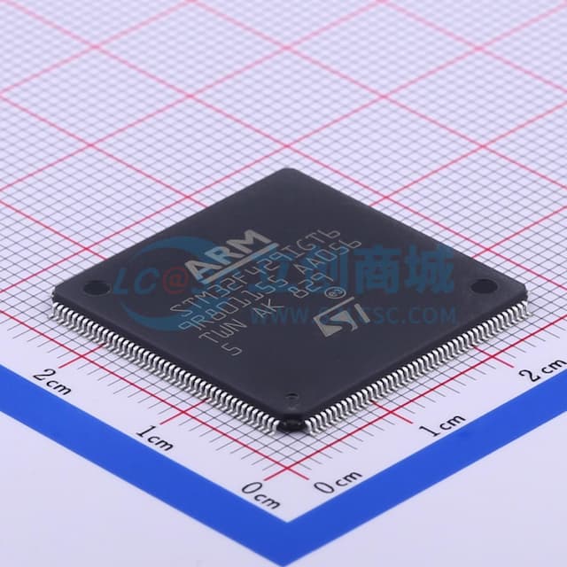 带DSP和FPU的高性能高级系列ARM Cortex-M4 MCU，具有1 MB Flash、180 MHz CPU、ART加速器、Chrom-ART加速器、TFT、带SDRAM的FMC和TFT实物图