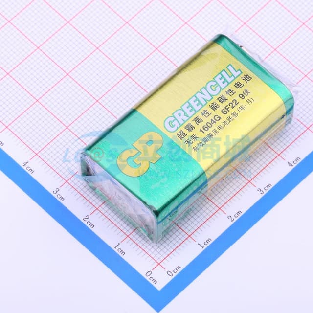 GP(超霸) 碱性电池 9V 1个实物图
