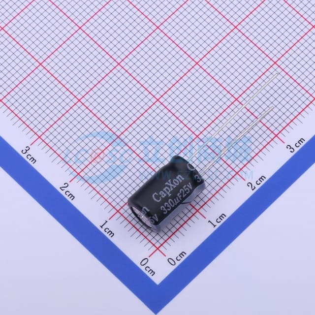 330uF ±20% 25V实物图