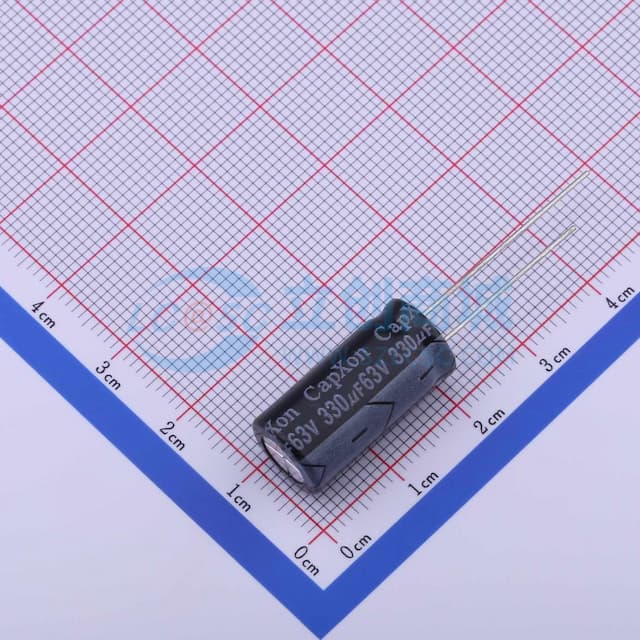 330uF ±20% 63V 【引线】实物图
