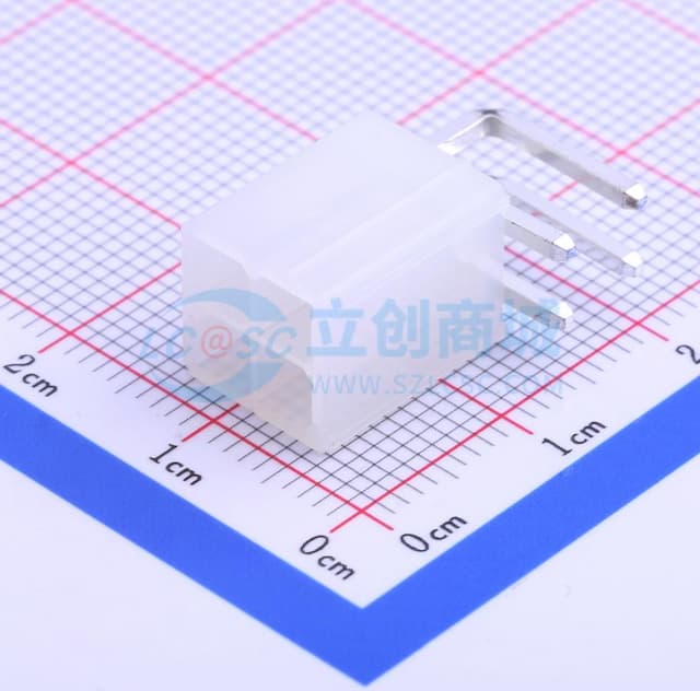 2x2P 间距:4.2mm 弯插 系列:Mini-Fit(MX 4.2) 【插件】实物图