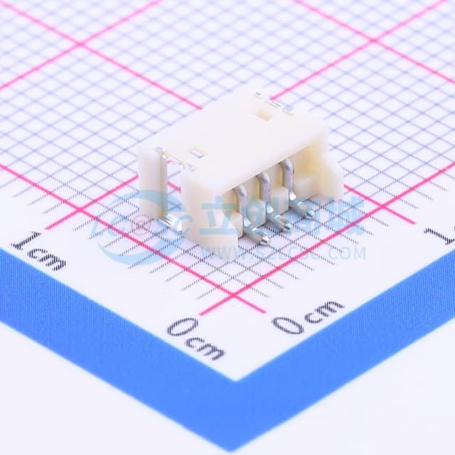 1x3P 间距:1.5mm 卧贴 系列:ZH实物图