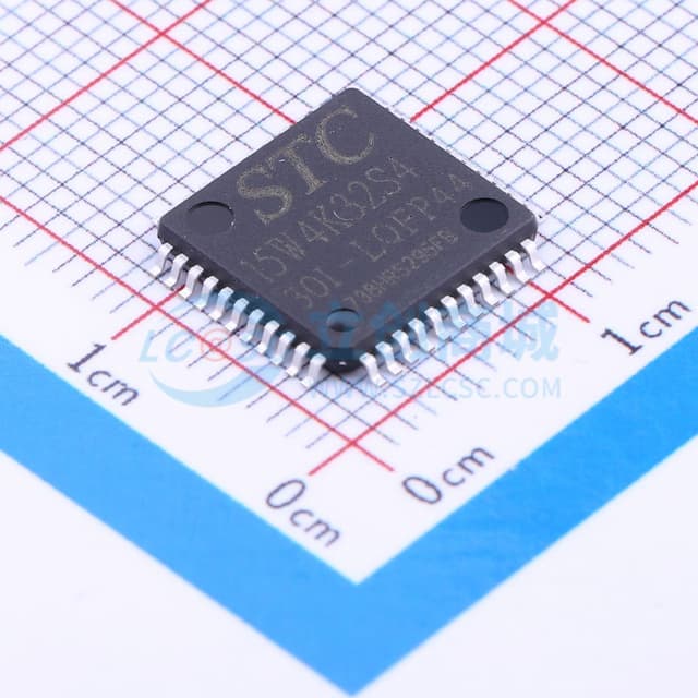 STC15W4K32S4-30I-LQFP44实物图