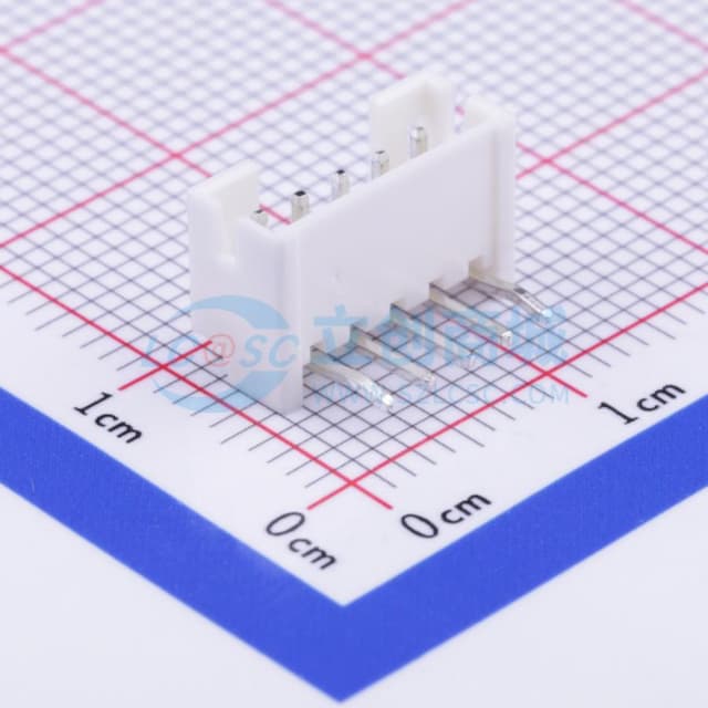 1x5P 间距:2mm 弯插 系列:PH 【插件】实物图