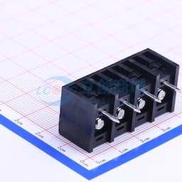 9.5mm 1x4P 每排P数:4 排数:1 直针 边脚 【栅栏】缩略图