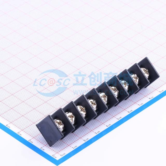 9.5mm 1x9P 每排P数:9 排数:1 直针 中脚 【栅栏】实物图