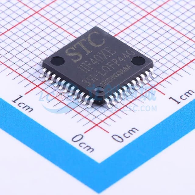 STC11F40XE-35I-LQFP44实物图
