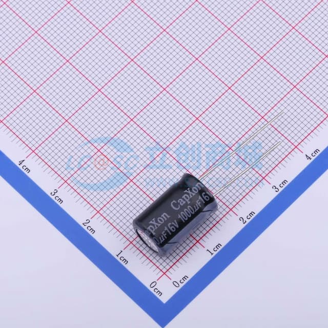1000uF ±20% 16V 【引线】实物图